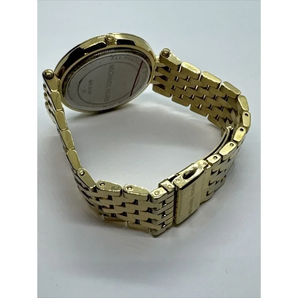 Michael Kors Darci MK3191 Women's Gold Stainless Steel Analog Dial Watch JNA653